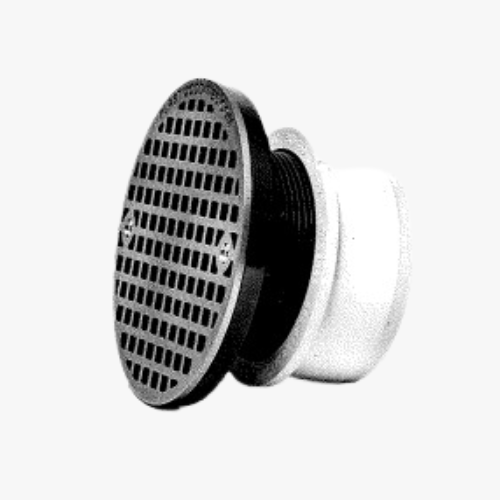 Coladera Ajustable con Espiga de 4″ y Rejilla Cubrecoladera de Níquel de 6″