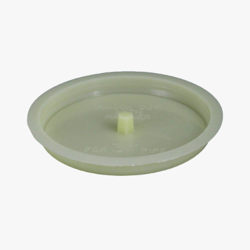 Tapa de Prueba Desmontable Plástica de 3″ (Bolsa con 25 piezas)