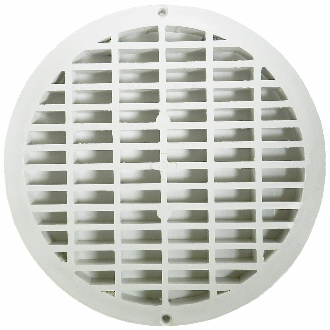 Coladera Redonda de 2″ con Rejilla Tipo Colmena de Aluminio y Rejilla Plástica Completa