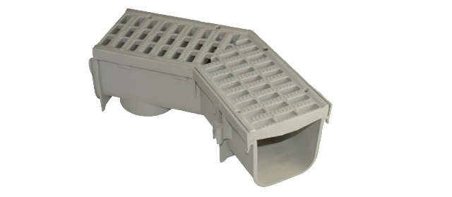 Codo 45º con Rejilla y Desagüe Pro Series de 5” NDS México, Proveedor autorizado, Distribuidor autorizado, Quima, 862
