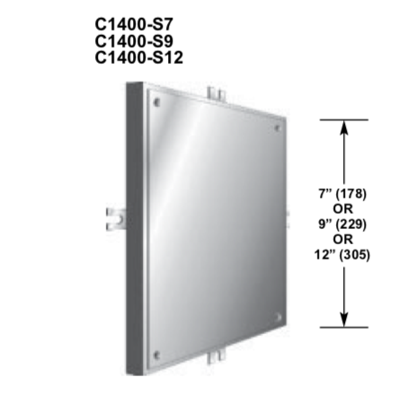 Cubierta para acceso de pared
