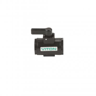 Micro Valvula Hembra de 1/4" - 1/2" de Polipropileno con Vitón marca Banjo, Quima.com, LV035V