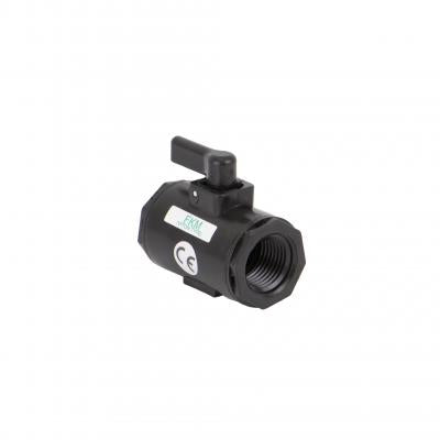 Micro Valvula Hembra de 1/4" - 1/2" de Polipropileno con Vitón marca Banjo, Quima.com, LV050V