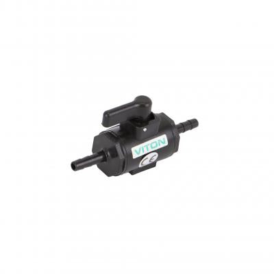 Micro Valvula para Manguera de 1/4" - 3/4" de Polipropilena con Vitón marca Banjo, Quima.com, LVPL025V
