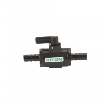 Micro Valvula para Manguera de 1/4" - 3/4" de Polipropilena con Vitón marca Banjo, Quima.com, LVPL038V