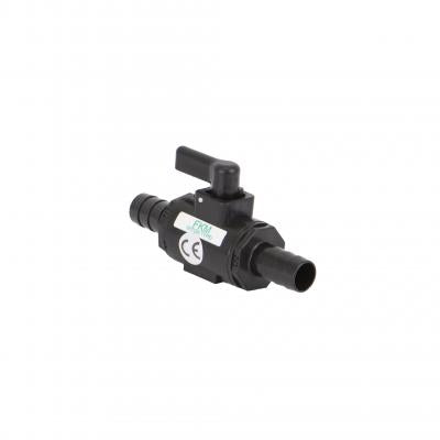 Micro Valvula para Manguera de 1/4" - 3/4" de Polipropilena con Vitón marca Banjo, Quima.com, LVPL050V