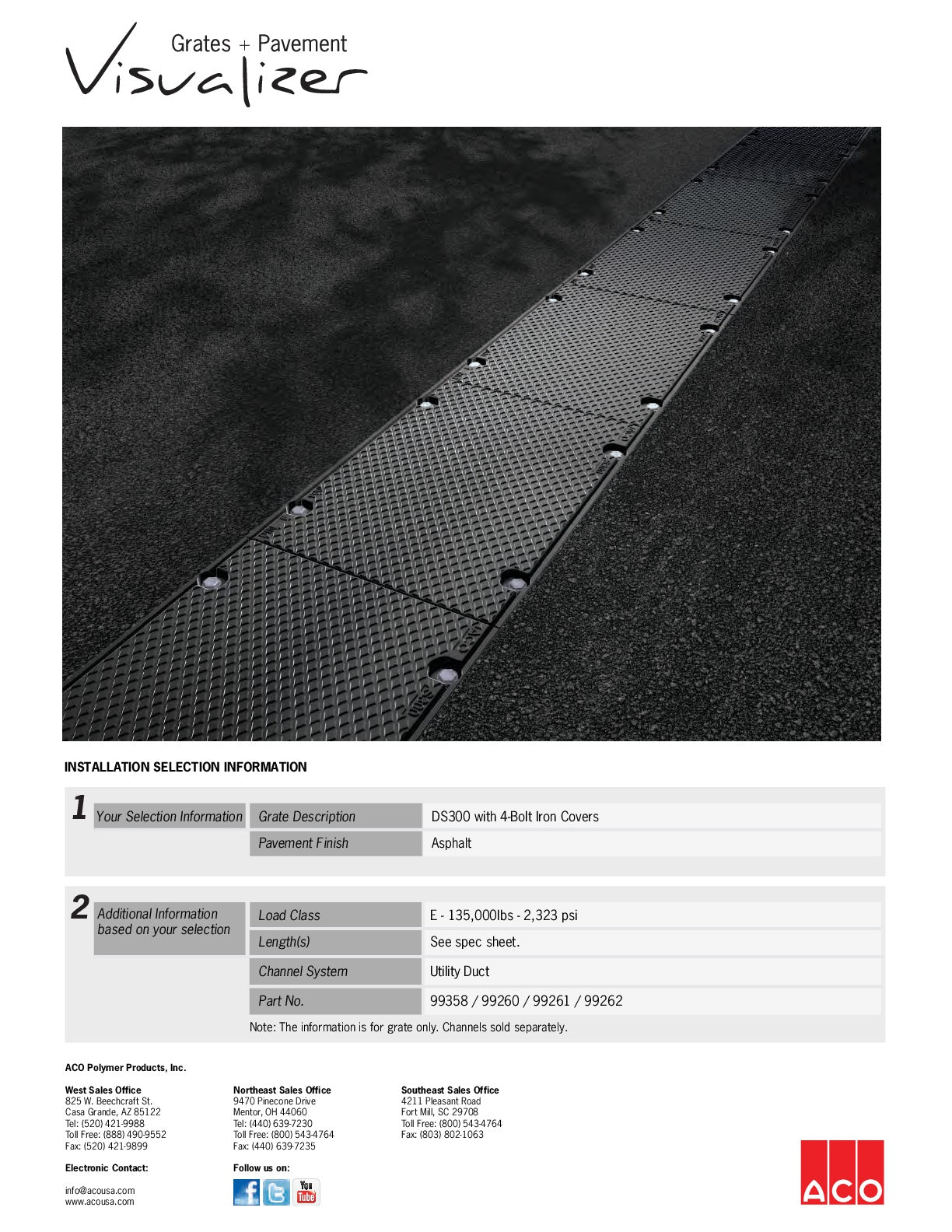 Trinchera - Rejilla Prefabricada de 12" Modelo Tapas de Hierro, Marca Aco México, Quima, DS300, Proveedor autorizado, Distribuidor autorizado, Ficha tecnica, Hoja seguridad, Hoja tecnica