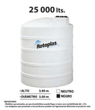 Tanque de Agua de 2500 Litros, Marca Rotoplas México, TAN25000STD, Quima, Distribuidor autorizado, Proveedor autorizado
