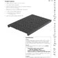 Trinchera - Rejilla Prefabricada de 12" Modelo Hierro Dúctil Mosaico, Marca Aco México, Quima, 879Q, Distribuidor autorizado, Proveedor autorizado, Hoja tecnica, Ficha tecnica, Hoja seguridad