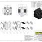 Conexión Cuadrada para Vaciado Inferior Atornillada, Marca Banjo México, Quima, BF100BD, Distribuidor autorizado, Proveedor autorizado, Hoja tecnica, Ficha tecnica, Hoja seguridad