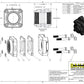 Conexión Cuadrada Bulkhead para Tanque de Polipropileno, Marca Banjo México, Quima, BF200, Distribuidor autorizado, Proveedor autorizado, Hoja tecnica, Ficha tecnica, Hoja seguridad 