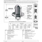 Coladera de Piso con Tubo Regulador (Cupula) para Membrana marca Mifab, Quima.com, F1100-C-W(D), Hoja Tecnica