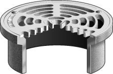 Coladera de Piso con Rejilla Circular Sencilla marca Mifab, Quima.com, F1230