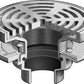 Coladera de Piso con Rejilla Circular Removible de 9" amplia cavidad marca Mifab México, Quima, F1320-C , Distribuidor Autorizado, Proveedor Autorizado