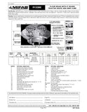 Coladera de Piso con Rejilla Circular Removible de 9" amplia cavidad marca Mifab, Quima, F1330-C, Hoja Tecnica