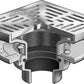 Coladera de Piso con Rejilla Cuadrada Removible de 8" marca Mifab, Quima.com , F1420-C