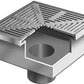 Coladera de Piso con Rejilla Cuadrada Removible de 15" amplia Cavidad Cuadrada marca Mifab, Quima.com, F1490