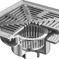 Coladera de Piso con Rejilla Cuadrada Extendida para Estacionamiento 2 marca Mifab, Quima.com, F1510