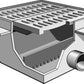 Coladera de Piso con Rejilla Cuadrada 24"x24" y Recolector de Solidos (2) marca Mifab, Quima.com, F1590-90