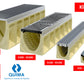 Trinchera- Rejilla Prefabricada Marca Aco México, Quima, Serie Slabdrain, 