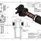 Mini Filtro en Forma T de 1/2"con Recipiente, Marca Banjo, Quima, LSTM050, Distribuidor autorizado, Proveedor autorizado, Hoja tecnica, Hoja seguridad, Ficha tecnica 