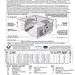 Trampa de Grasa de alta resistencia capacidades de 4 a 50 GPM y 8 a 100 Lbs de Retension de Grasa marca Mifab, Quima.com, MI-G, Hoja Tecnica