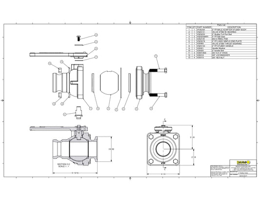 Válvula Manifold Apertura Amplia de 2", Marca Banjo México, Quima, MVSF220FP, Proveedor autorizado, Distribuidor autorizado, Hoja seguridad, Ficha tecnica, Hoja tecnica