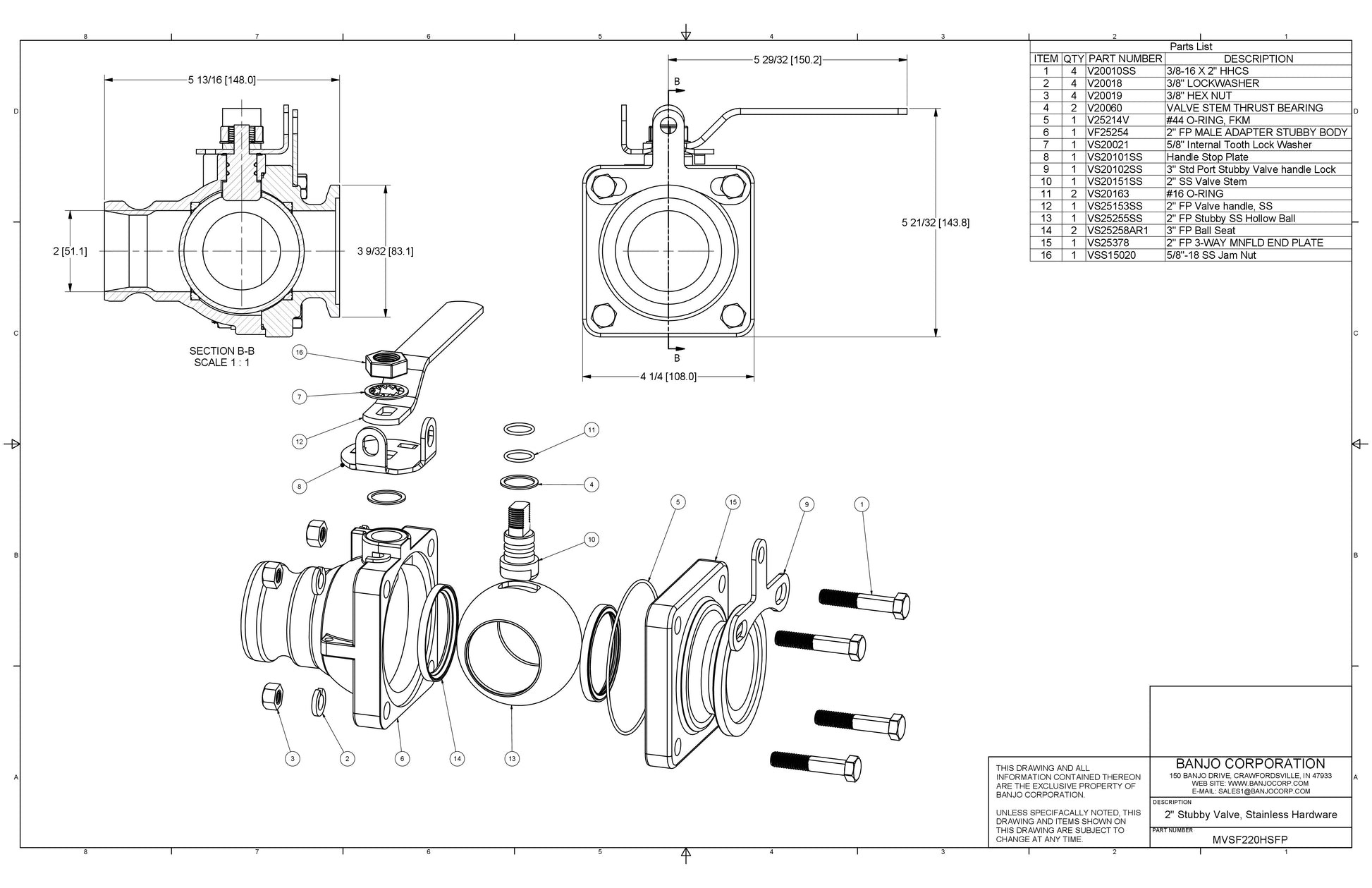 Válvula Manifold Apertura Amplia de 2", Marca Banjo México, Quima, MVSF220HSFP, Proveedor autorizado, Distribuidor autorizado, Hoja seguridad, Ficha tecnica, Hoja tecnica