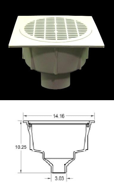 COLADERA DE PISO DE 4″