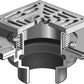 Coladera de Piso con Rejilla Cuadrada para Membrana marca Mifab, Quima.com, F1000-SC