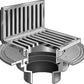 Coladera de Piso con Rejilla Cuadrada en Angulo para Membrana marca Mifab, Quima.com, F1100-C-AS