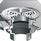 Coladera de Piso con Rejilla Circular y Sujetador de Membrana Superficial y Membrana Interior marca Mifab, Quima.com , F1100-C-FC