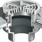 Coladera de Piso con Rejilla Circular Removible para Membrana marca Mifab, Quima.com, F1100-C-X