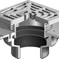 Coladera de Piso con Rejilla Cuadrada marca Mifab, Quima.com, F1100-SX