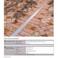 Trinchera Fabricada de 2" Modelo Miniklassik Galvanized Steel Perforated, Marca Aco Mexico, Quima, 210D, Proveedor autorizado, Distribuidor autorizado, Hoja tecnica, Ficha tecnica, Hoja seguridad