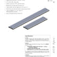 Trinchera - Rejilla Prefabricada de 4" Modelo Acero Inoxidable Perforado, Marca Aco México, Quima, 465D-466D, Distribuidor autorizado, Proveedor autorizado, Hoja de seguridad, Hoja tecnica, Ficha tecnica 