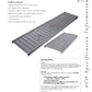 Trinchera - Rejilla Prefabricada de 8" Modelo Longitudinal Acero Inoxidable