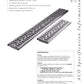 Trinchera - Rejilla Prefabricada de 4" Modelo Acero Inoxidable Ranurado, Marca Aco México, Quima, 455Q-457Q, Distribuidor autorizado, Proveedor autorizado, Hoja tecnica, Ficha tecnica, Hoja seguridad