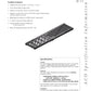 Trinchera - Rejilla Prefabricada de 4" Modelo Hierro Dúctil Tipo Ola, Marca Aco México, Quima, 480D, Distribuidor autorizado, Proveedor autorizado, Hoja tecnica, Ficha tecnica, Hoja seguridad