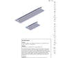 Trinchera - Rejilla Prefabricada de 8" Modelo Brickslot Acero Inoxidable Resistente, Marca Aco México, Quima, 673/674, Proveedor autorizado, Distribuidor autorizado, Hoja tecnica, Ficha tecnica, Hoja seguridad