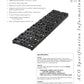 Trinchera - Rejilla Prefabricada de 4" Modelo Hierro Dúctil Deco, Marca Aco México, Quima, 481Q, Distribuidor autorizado, Proveedor autorizado, Hoja tecnica, Ficha tecnica, Hoja seguridad