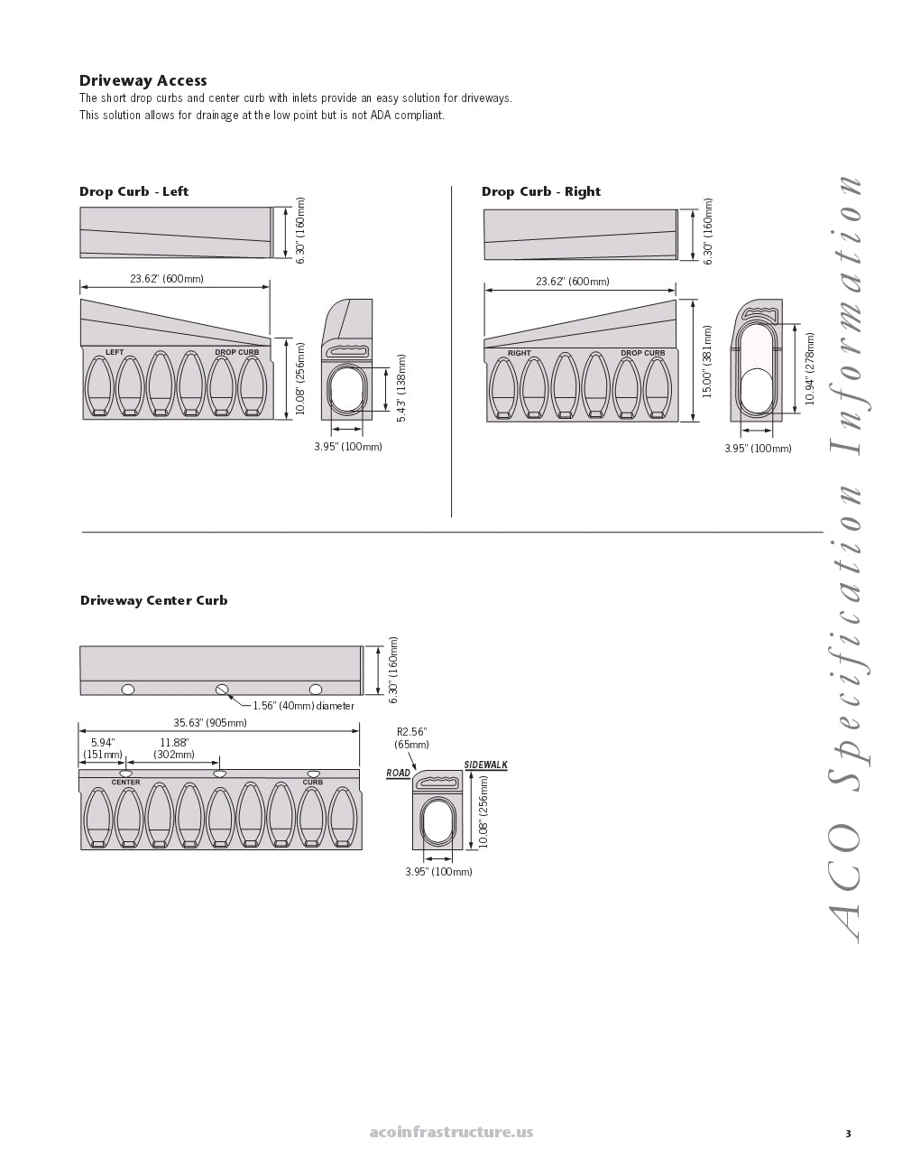 Trinchera Prefabricada de 4" Modelo Hormigón Polímero Gris, Marca Aco México, PD100, Quima, Distribución autorizada, Proveedor autorizado, Hoja seguridad, Ficha tecnica, Hoja tecnica